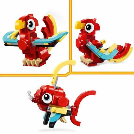 Juguetes Construcción Niños LEGO Creator Dragón Rojo 31145