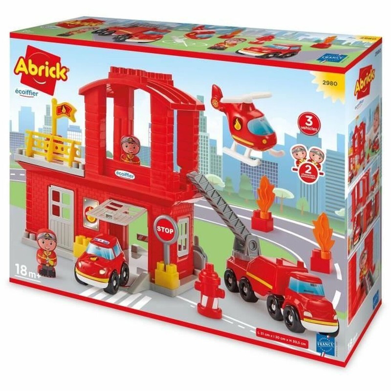 Juguetes Construcción Niños Ecoiffier Abrick Fire Station