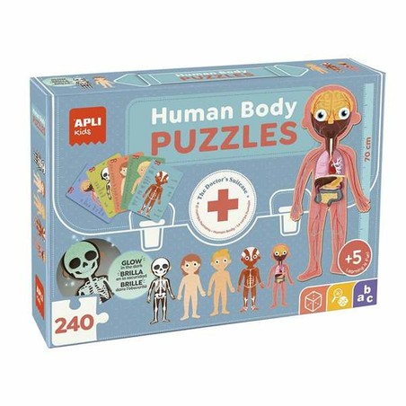 Puzzle infantil Apli Cuerpo Humano 240 Piezas - Compra online en MegaJuguetes