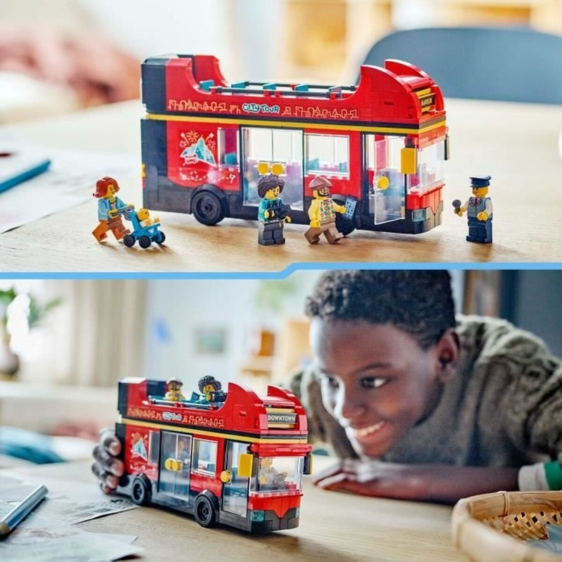 Juguetes Construcción Niños LEGO City Autobús 60407 Multicolor