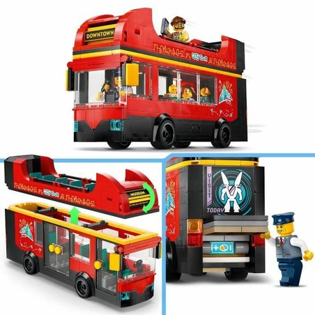 Juguetes Construcción Niños LEGO City Autobús 60407 Multicolor
