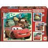 Puzzle infantil Educa Cars - Set 4 Rompecabezas - Compra online en MegaJuguetes