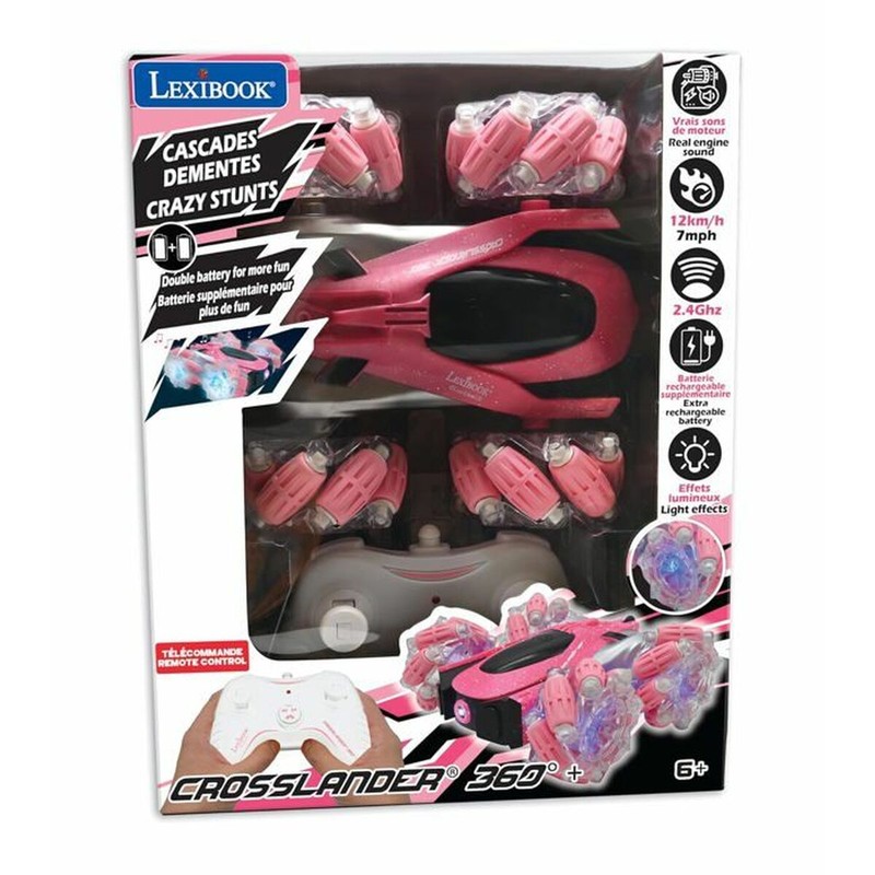 Coches Juguete Niños Lexibook Crosslander 360 Rosa/Negro