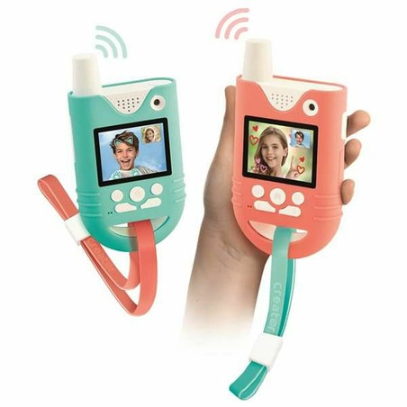 Set construcción educativo para aventuras: Walkie-Talkie Canal Toys azul y rosa