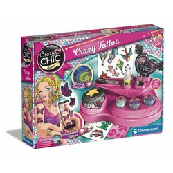 Disfraces Niños: Tatuajes Temporales Clementoni Crazy Tattoo Studio - Compra online en MegaJuguetes