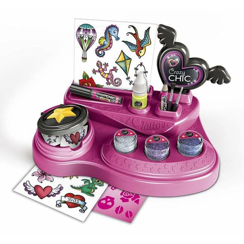 Disfraces Niños: Tatuajes Temporales Clementoni Crazy Tattoo Studio