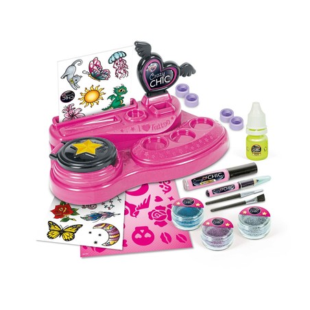 Disfraces Niños: Tatuajes Temporales Clementoni Crazy Tattoo Studio