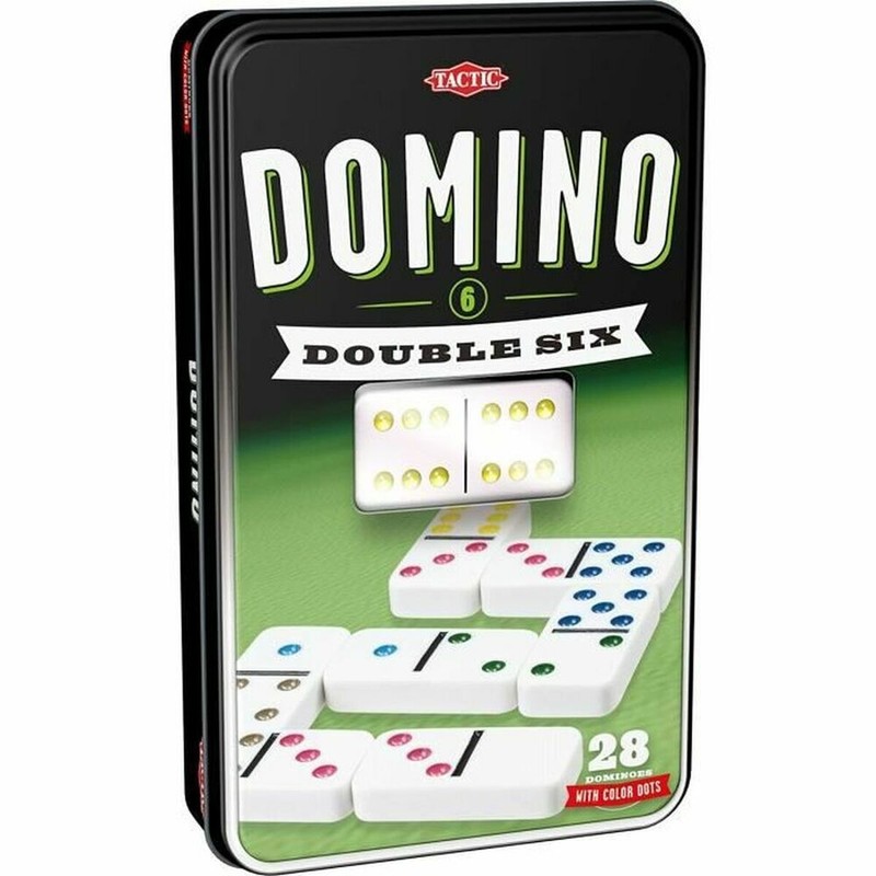 Juegos de Mesa Niños: Dominó Tactic Double 6 Clásico - Compra online en MegaJuguetes