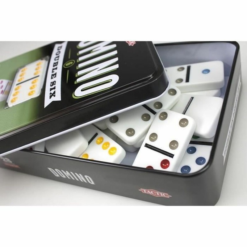 Juegos de Mesa Niños: Dominó Tactic Double 6 Clásico