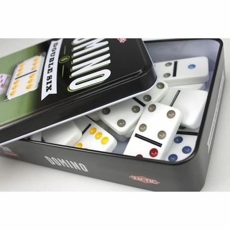 Juegos de Mesa Niños: Dominó Tactic Double 6 Clásico