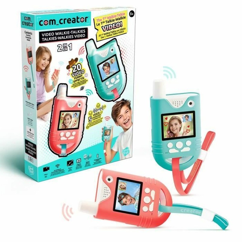 Walkie-Talkie para niños, compatible LEGO duplo en la imaginación para construir aventuras