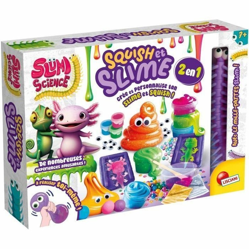 Juego de ciencia niños Lisciani Giochi con kit de Squish y Slime