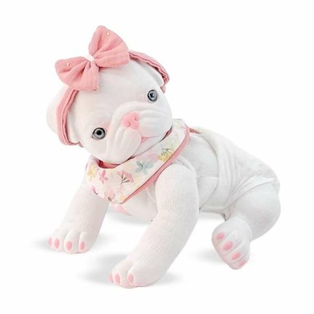 Peluches Niños Berjuan Anireal - Perro Blanco 35 cm - Compra online en MegaJuguetes