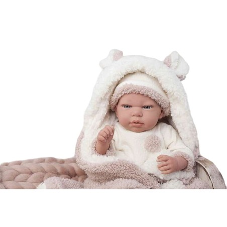 Muñecas Niñas Reborn Arias Anna 40 cm: Realismo y Ternura
