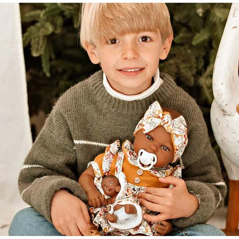 Muñecas Niñas Arias Elegance: Bebé Realista 45 cm