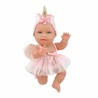 Muñecas Niñas: Bebé Berjuan Andrea Unicornio Rosa 38 cm - Compra online en MegaJuguetes