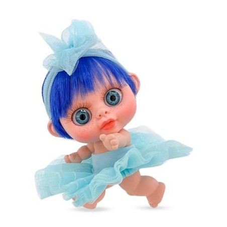 Muñecas Niñas Berjuan Baby Biggers Tul Azul 14 cm