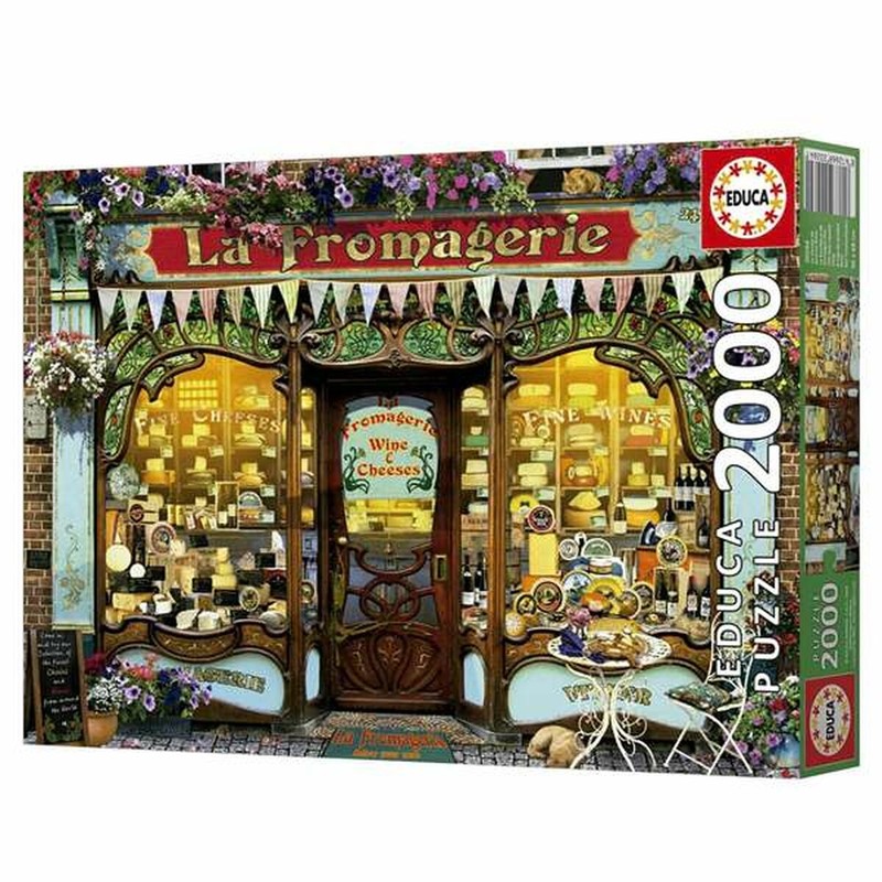 Puzzle 2000 piezas Educa The Fine Cheese Shop