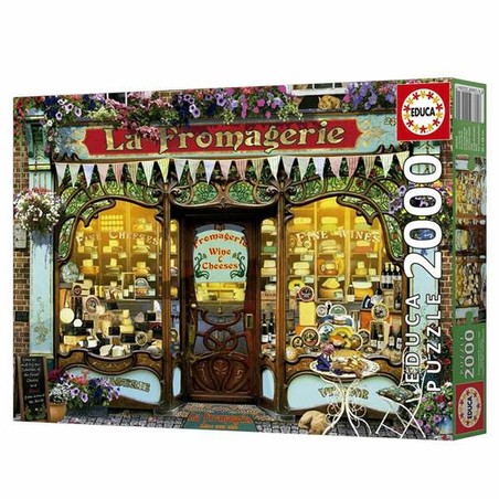 Puzzle 2000 piezas Educa The Fine Cheese Shop