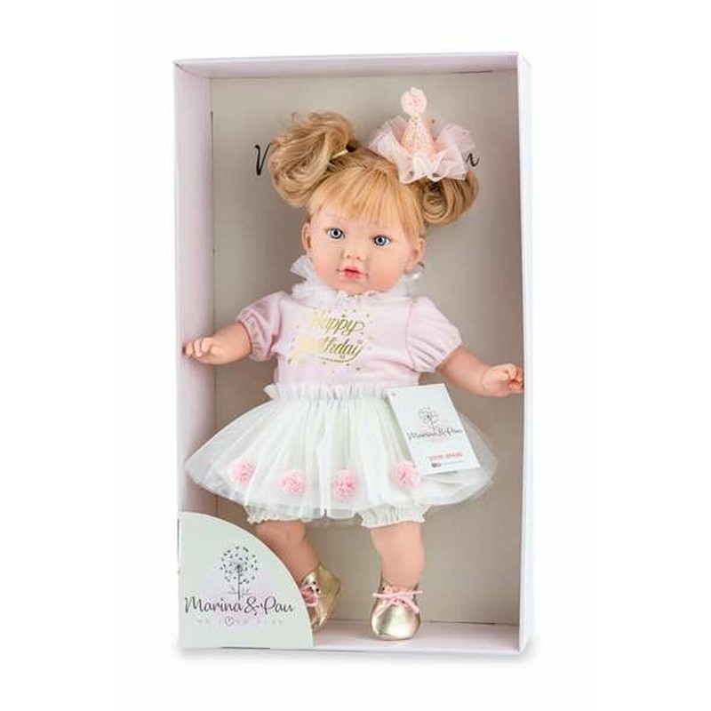Muñecas Niñas: Muñeca Bebé Marina & Pau Alina 45 cm Realista
