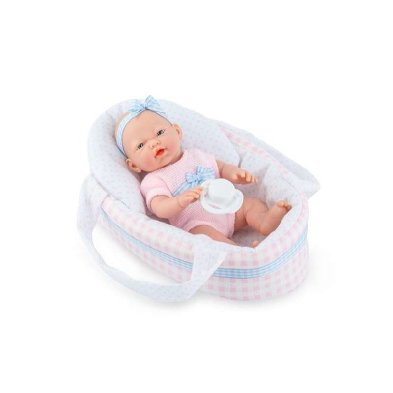 Muñecas Niñas Marina & Pau: Bebé de 21 cm con Capazo