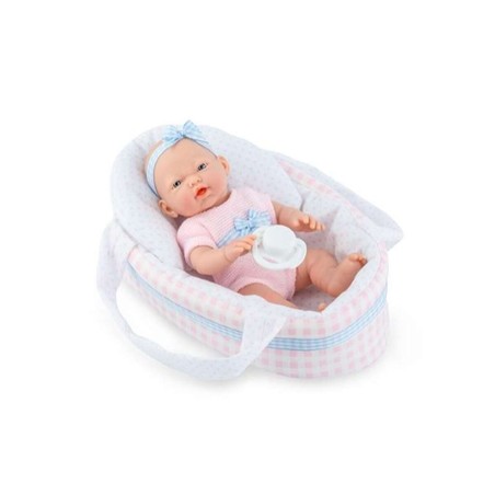 Muñecas Niñas Marina & Pau: Bebé de 21 cm con Capazo