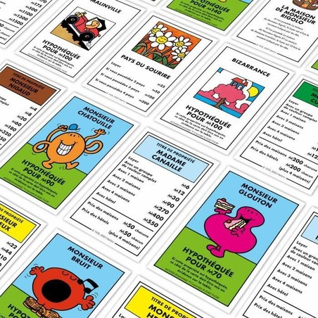Juegos Mesa Niños Monopoly Monsieur Madame - Winning Moves