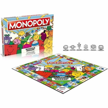 Juegos Mesa Niños Monopoly Monsieur Madame - Winning Moves