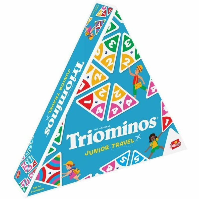 Juegos mesa niños Goliath Triominos junior travel portátil