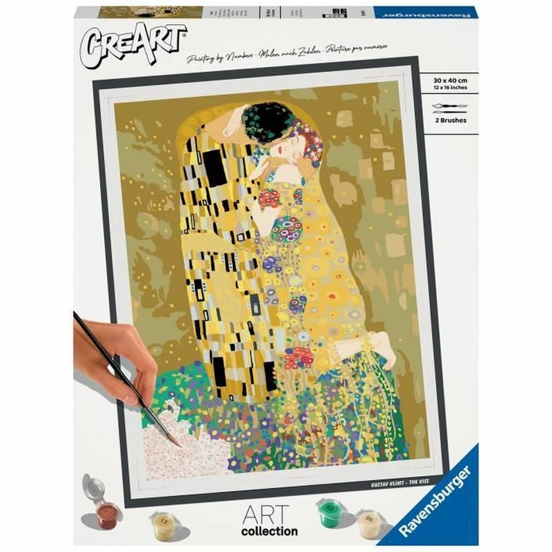Juegos Mesa Niños Ravensburger CREART THE KISS - Arte Klimt - Compra online en MegaJuguetes