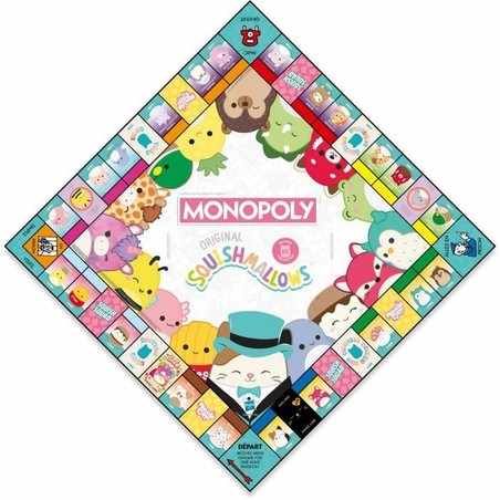 Juegos Mesa Niños Monopoly Squishmallows Winning Moves
