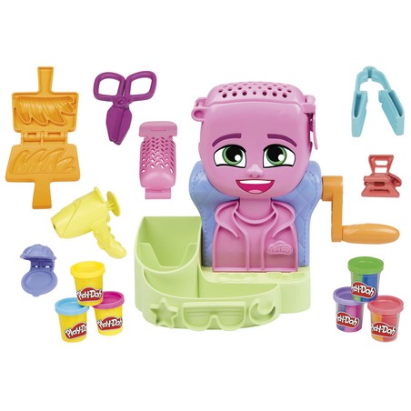 Manualidades Niños: Juego Plastilina Play-Doh Peluquería 6 Botes - Compra online en MegaJuguetes