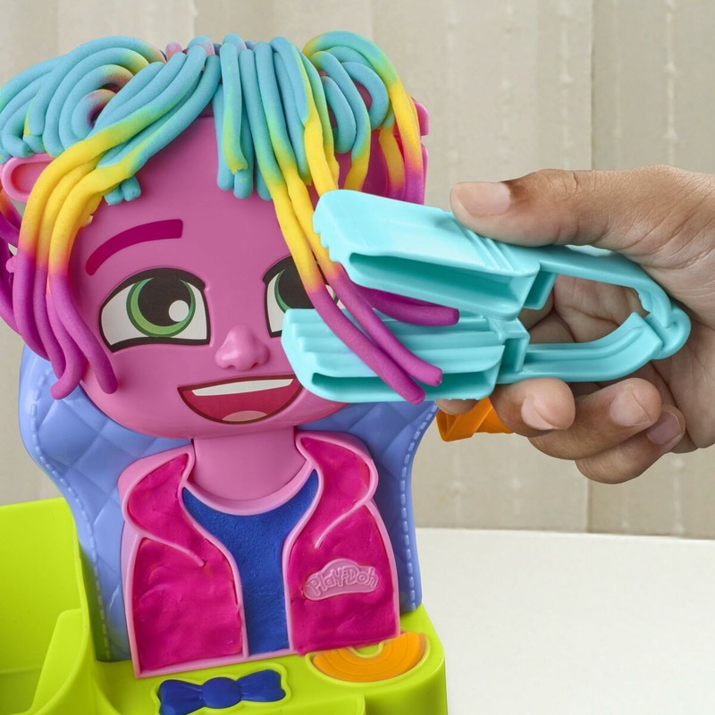 Manualidades Niños: Juego Plastilina Play-Doh Peluquería 6 Botes