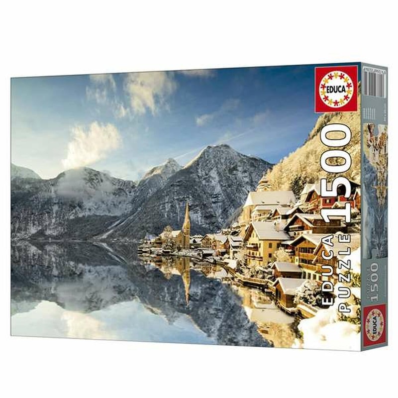 Puzzle 1500 piezas Hallstatt, vista frontal de la caja.