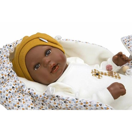 Muñecas Niñas: Bebé Arias Rafael 45 cm con Saco Nórdico