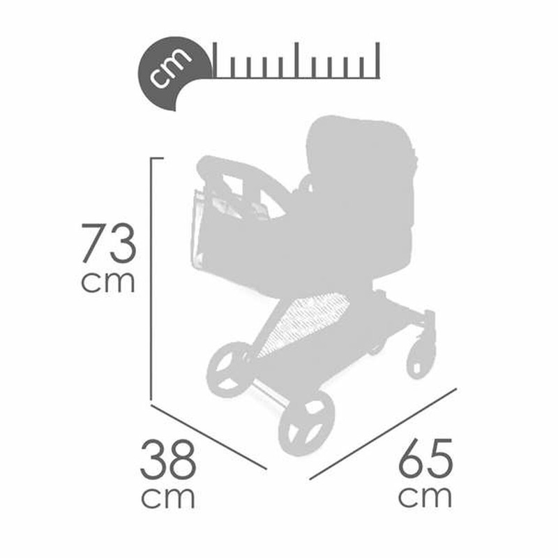 Muñecas Niñas: Carrito Plegable Decuevas Cityx 3 en 1 para Pasear