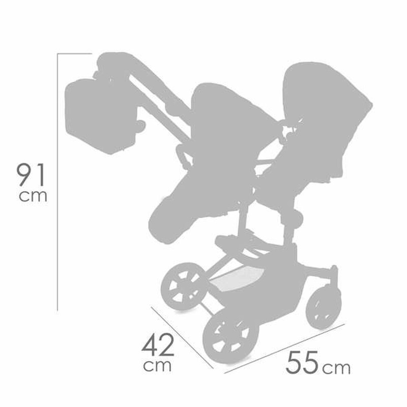 Muñecas Niñas: Carrito de Paseo Decuevas Plegable