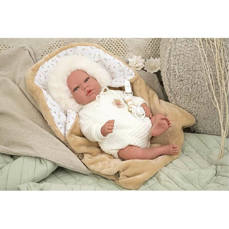 Muñecas Niñas Arias Reborn Alenandra 40 cm con Chupete - Compra online en MegaJuguetes