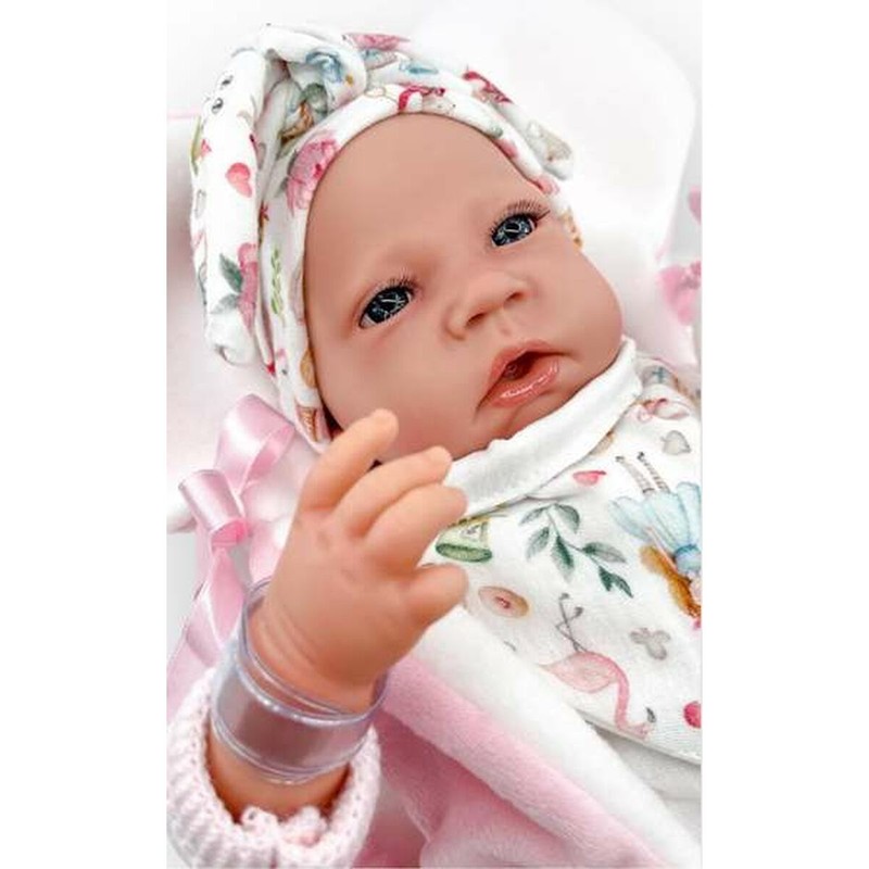 Muñecas Niñas Berjuan 18302-24 – Bebé Reborn Realista 50cm