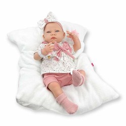 Muñecas Niñas Reborn Berjuan 50 cm con Lazo Blanco - Compra online en MegaJuguetes