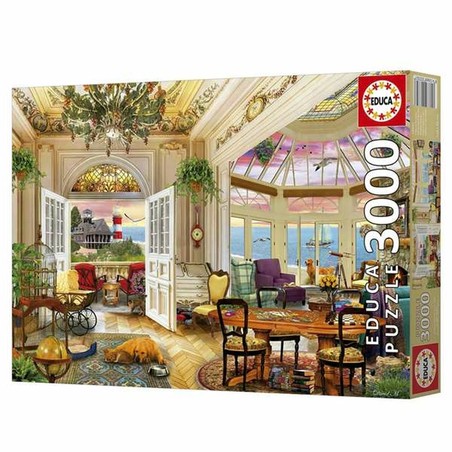 Construcción niños 3 años: Detalle de la imagen del puzzle costero
