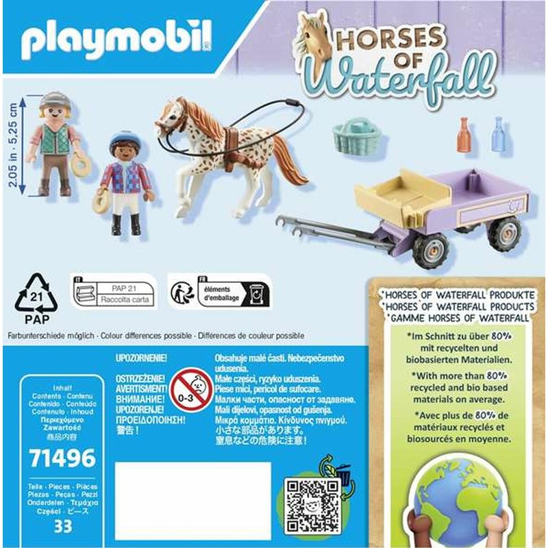 Figuras Acción Niños Playmobil: Playset Vehículos 71496, 33 Piezas