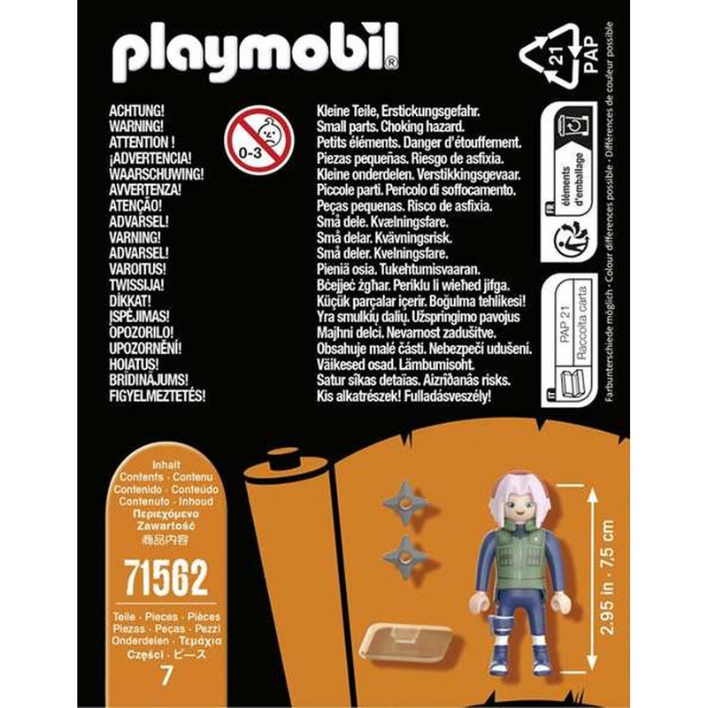 Figuras Acción Niños Playmobil Naruto Sakura 71562