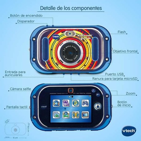Juguetes Electrónicos Niños | Cámara Digital Vtech Kidizoom Touch 5 Mpx