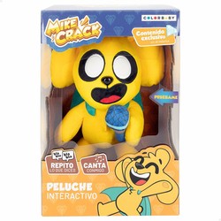 Peluches Niños: Peluche Mikecrack con Sonido Amarillo 29 cm - Compra online en MegaJuguetes