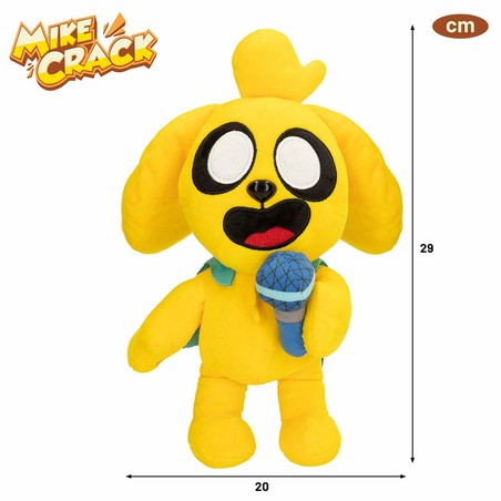 Peluches Niños: Peluche Mikecrack con Sonido Amarillo 29 cm