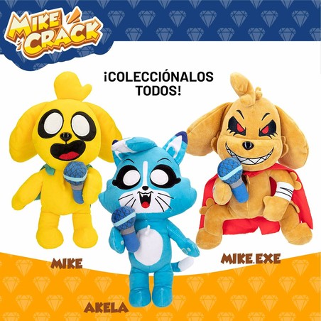 Peluches Niños: Peluche Mikecrack con Sonido Amarillo 29 cm