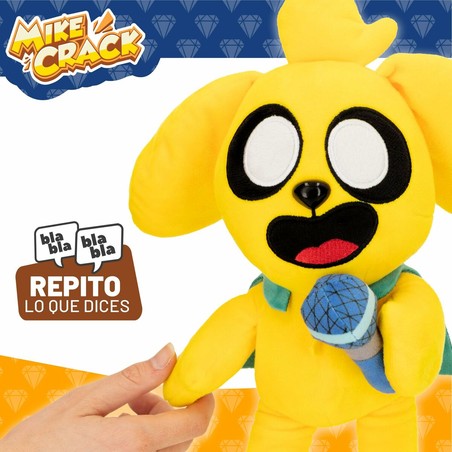 Peluches Niños: Peluche Mikecrack con Sonido Amarillo 29 cm