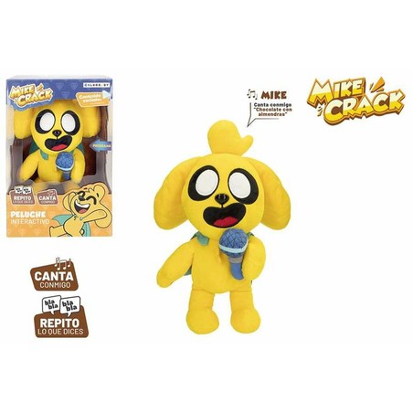 Peluches Niños: Peluche Mikecrack con Sonido Amarillo 29 cm