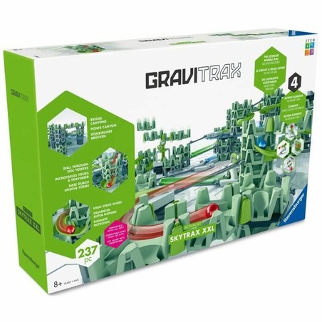 Juguete construcción motricidad fina GraviTrax con pistas de canicas